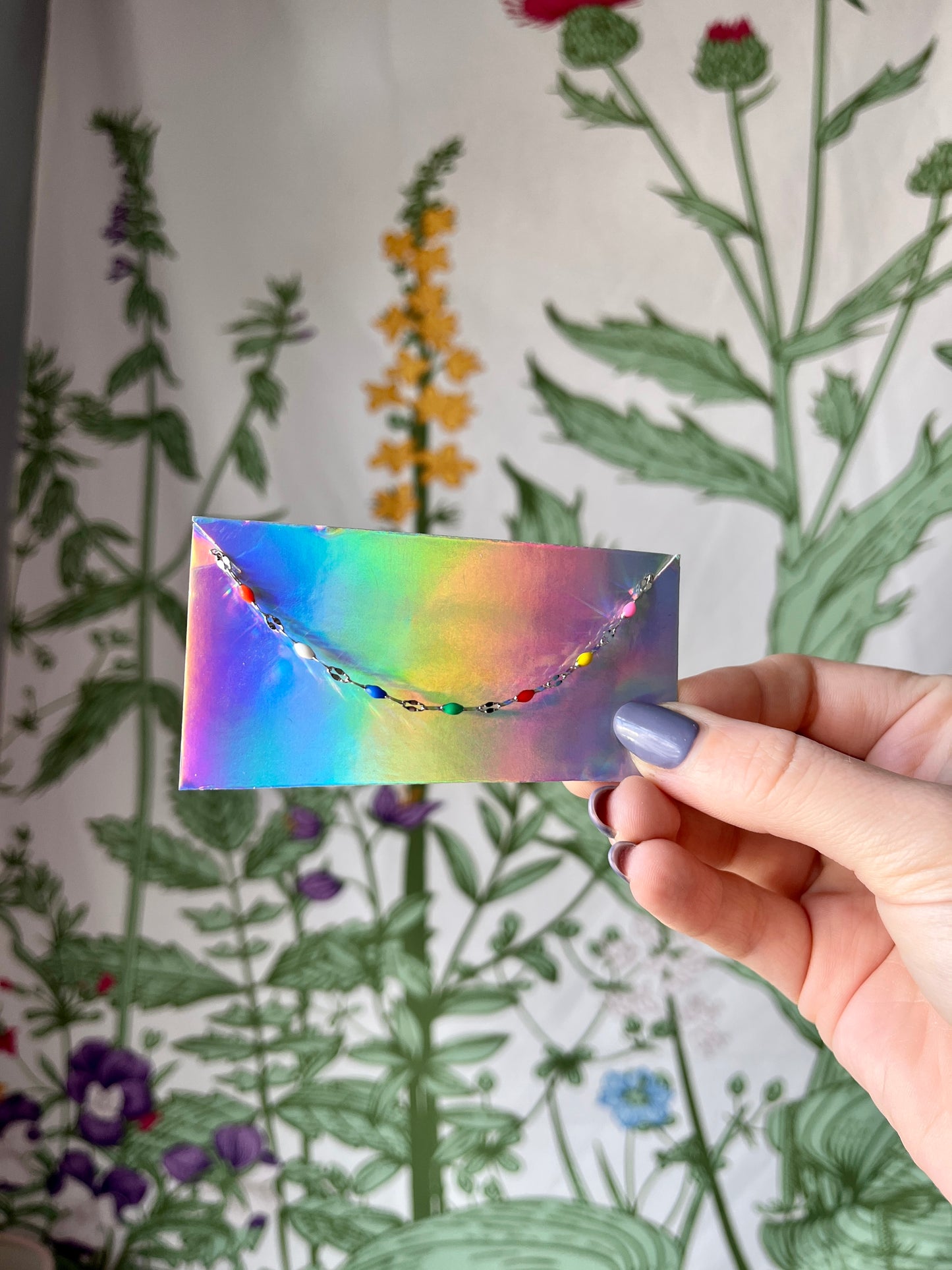 RAINBOW BEADED NECKLACE