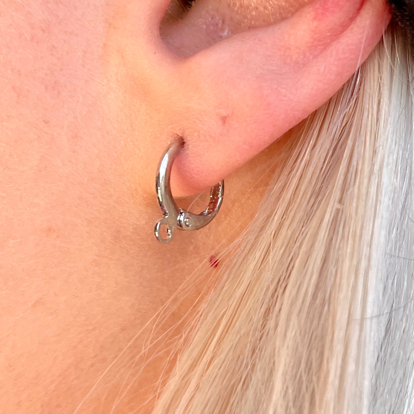 1 X CHANGE TO STERLING SILVER 925 HUGGIES
