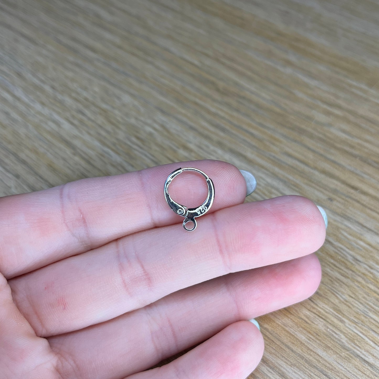 1 X CHANGE TO STERLING SILVER 925 HUGGIES