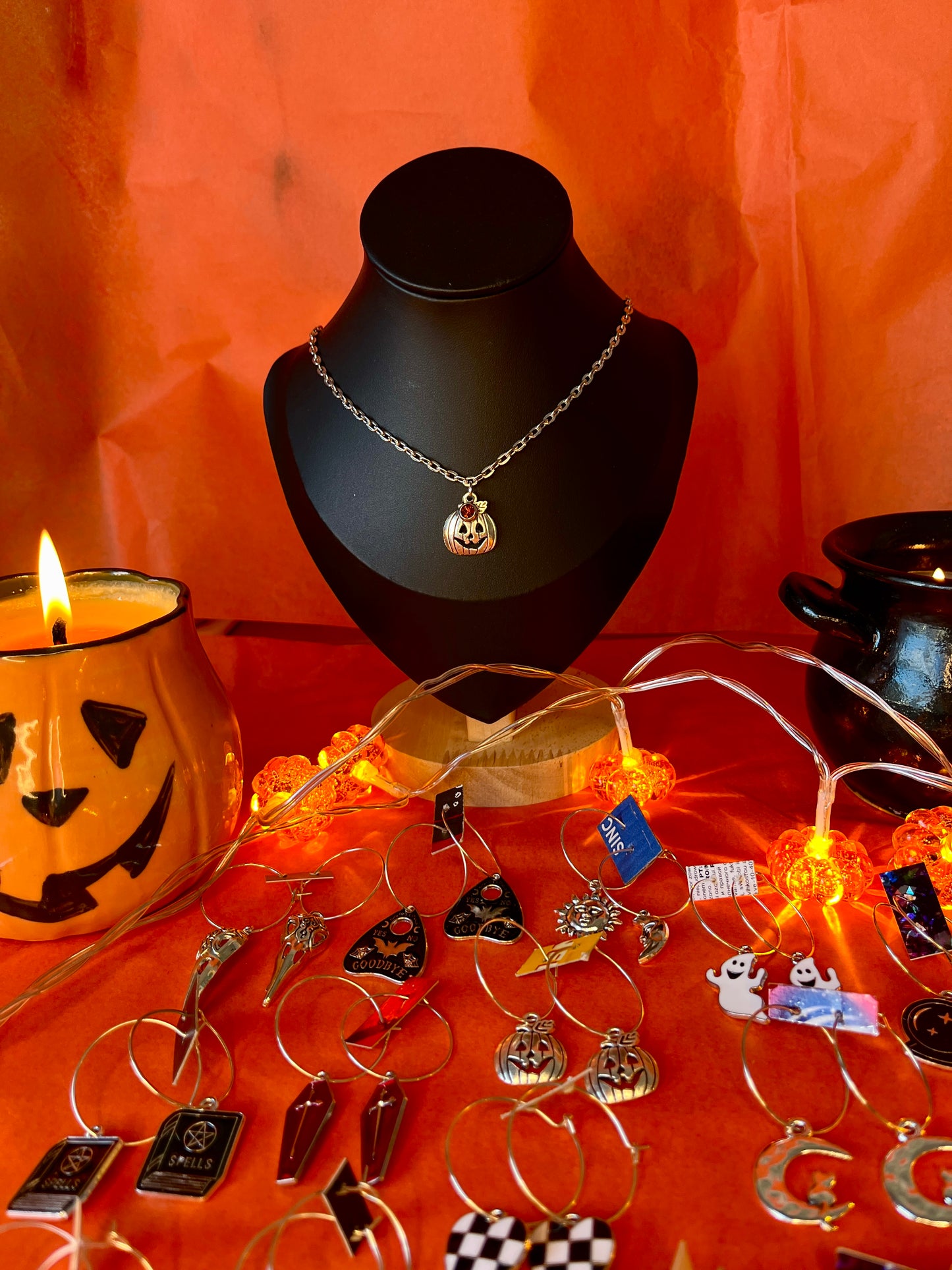 PUMPKIN GEM NECKLACE