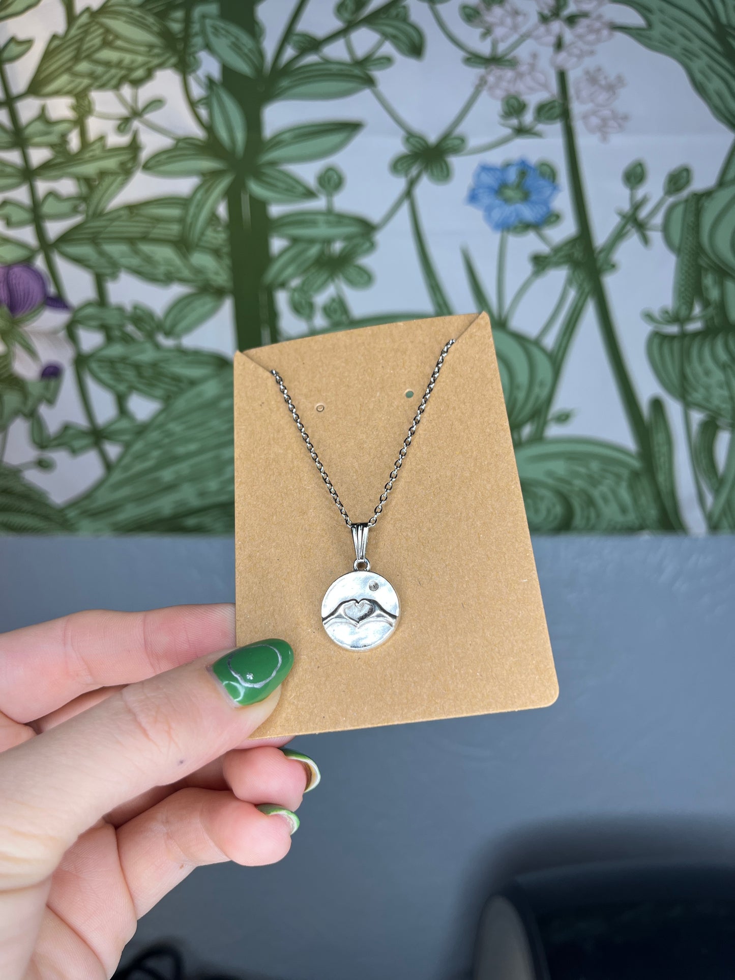 FEARLESS HEART HAND NECKLACE