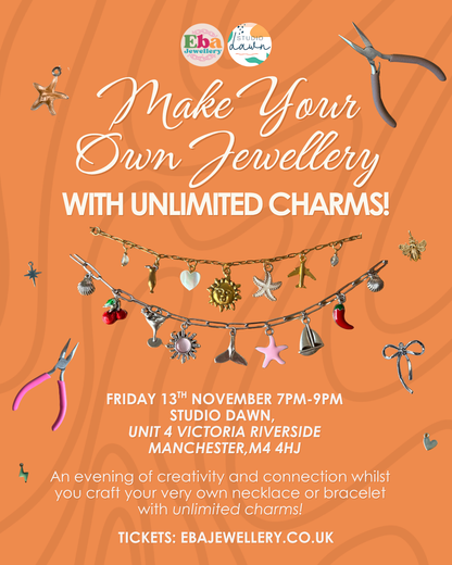 Jewellery Making Workshop - Friday 13th November @ 7PM, Studio Dawn Manchester
