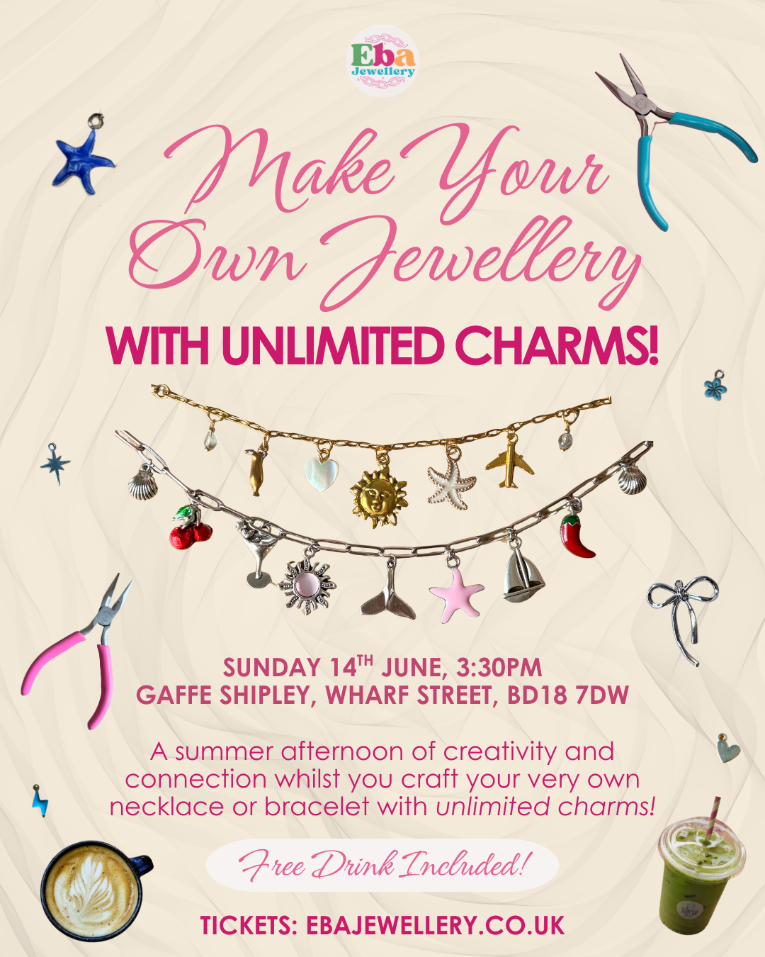 Jewellery Making Workshop - 14th of June @ Gaffe