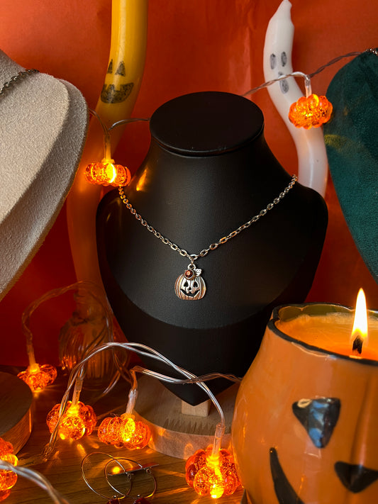 PUMPKIN GEM NECKLACE