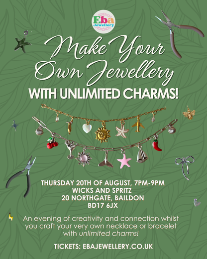 Jewellery Making Workshop - 20th August, 7PM @ Wicks and Spritz, Baildon