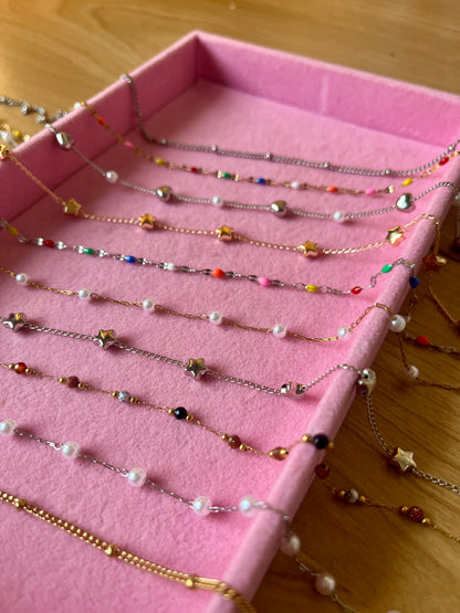 RAINBOW BEADED NECKLACE