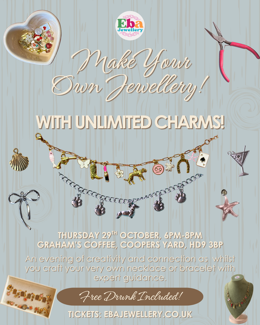 Jewellery Making Workshop - Thursday 29th October @ 6PM, Graham's Coffee Holmfirth