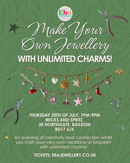 Jewellery Making Workshop - 30th July, 7PM @ Wicks and Spritz, Baildon
