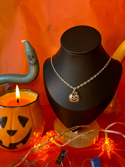 PUMPKIN GEM NECKLACE