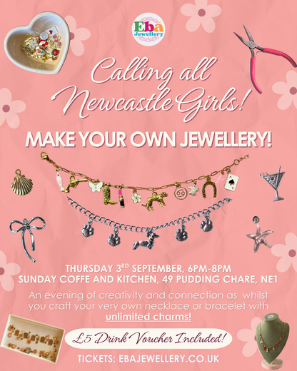 Jewellery Making Workshop, 3rd of September 6pm @ Sunday Coffe and Kitchen, Newcastle