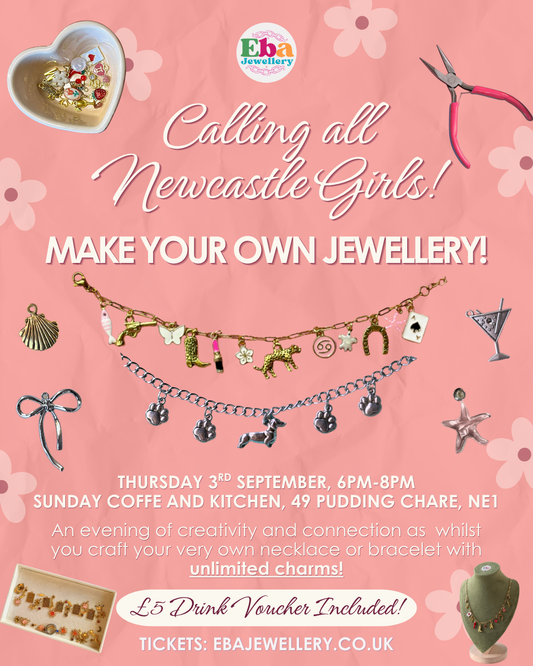 Jewellery Making Workshop, 3rd of September 6pm @ Sunday Coffe and Kitchen, Newcastle