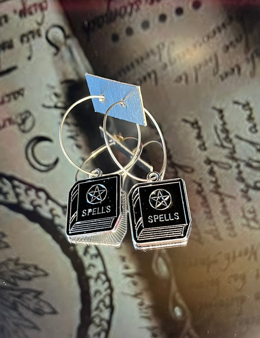 SPELL BOOK EARRINGS