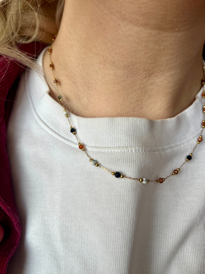 NATURAL BEADED NECKLACE