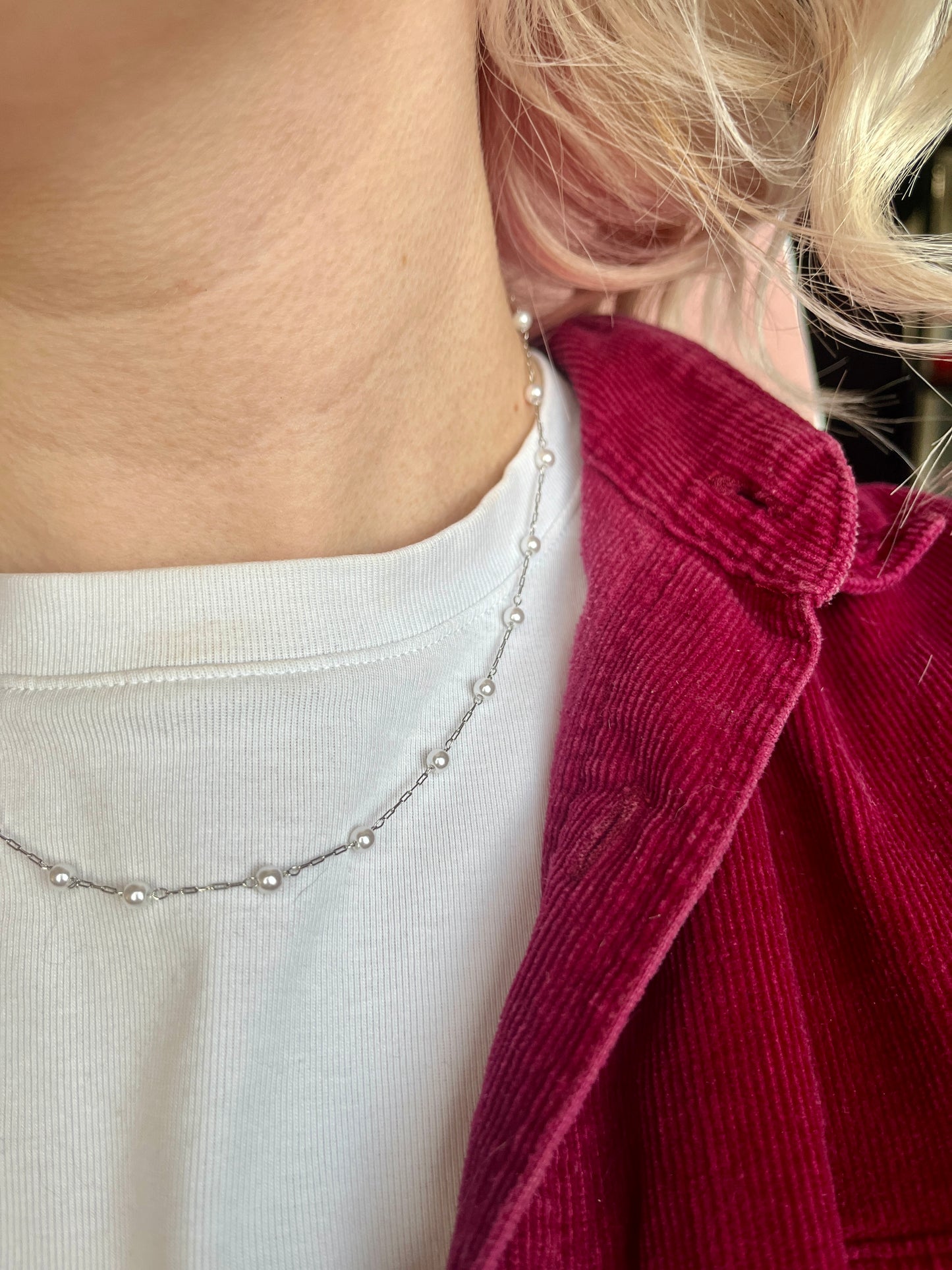 PEARL BEADED NECKLACE