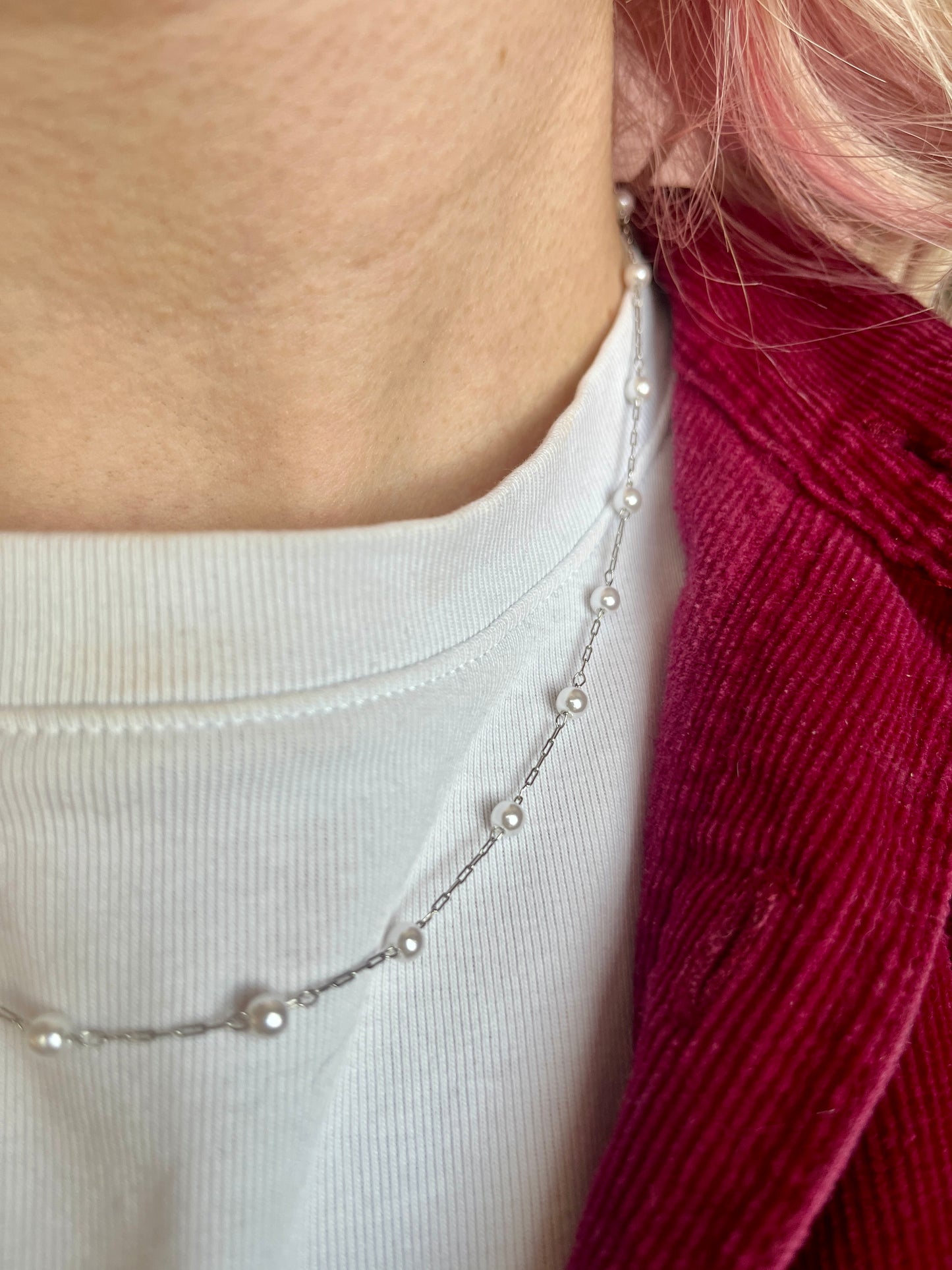 PEARL BEADED NECKLACE