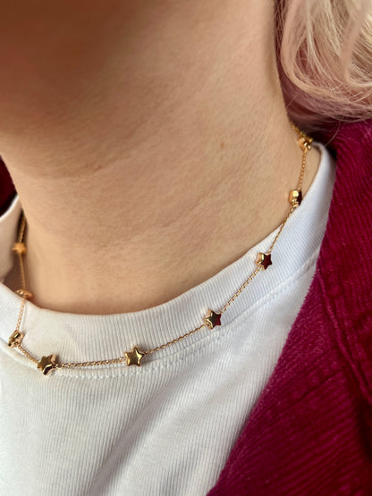 STAR BEADED NECKLACE