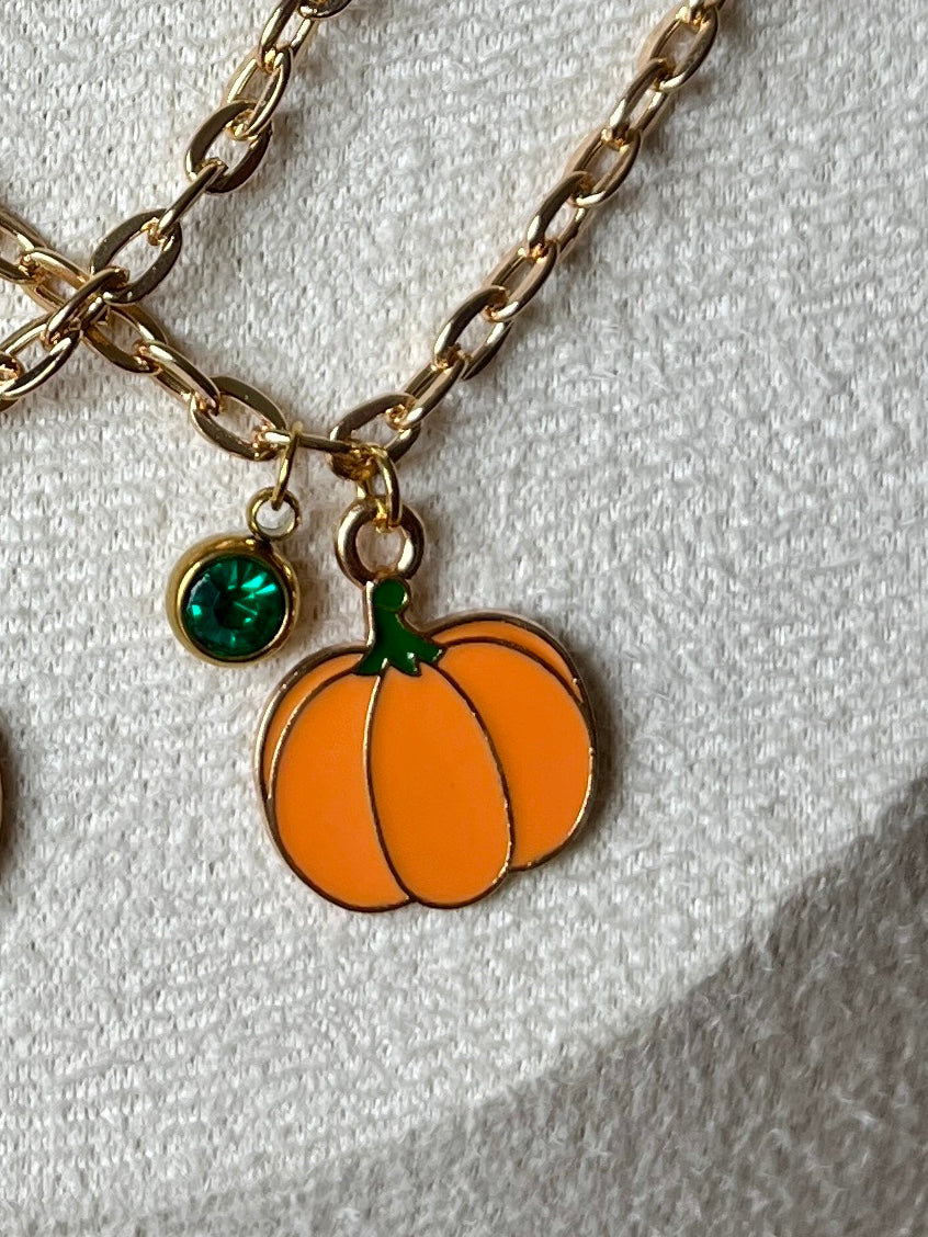 PUMPKIN GEM NECKLACE