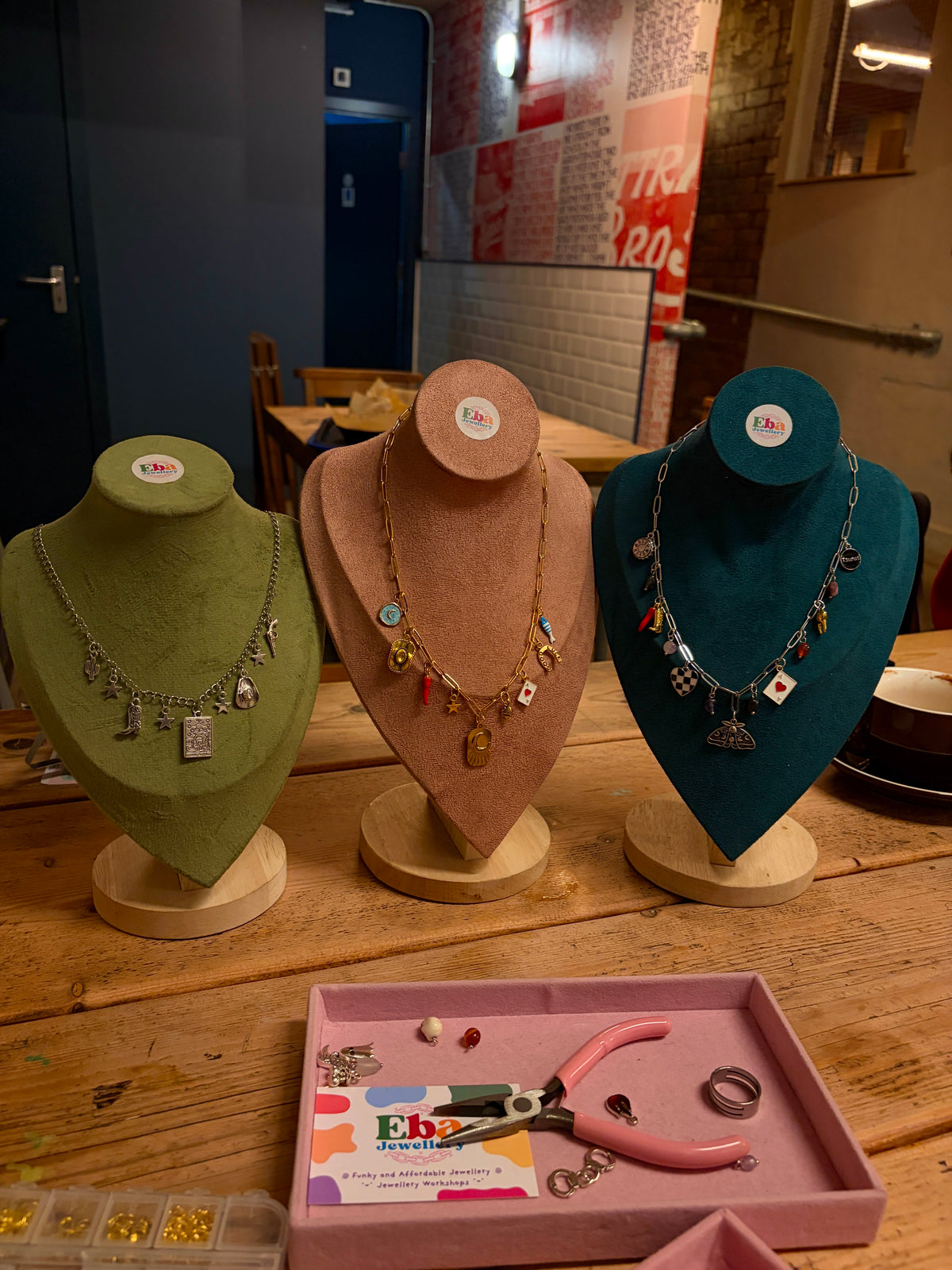 Jewellery Making Workshop - Thursday 17th December @ 6PM, Graham's Coffee Holmfirth