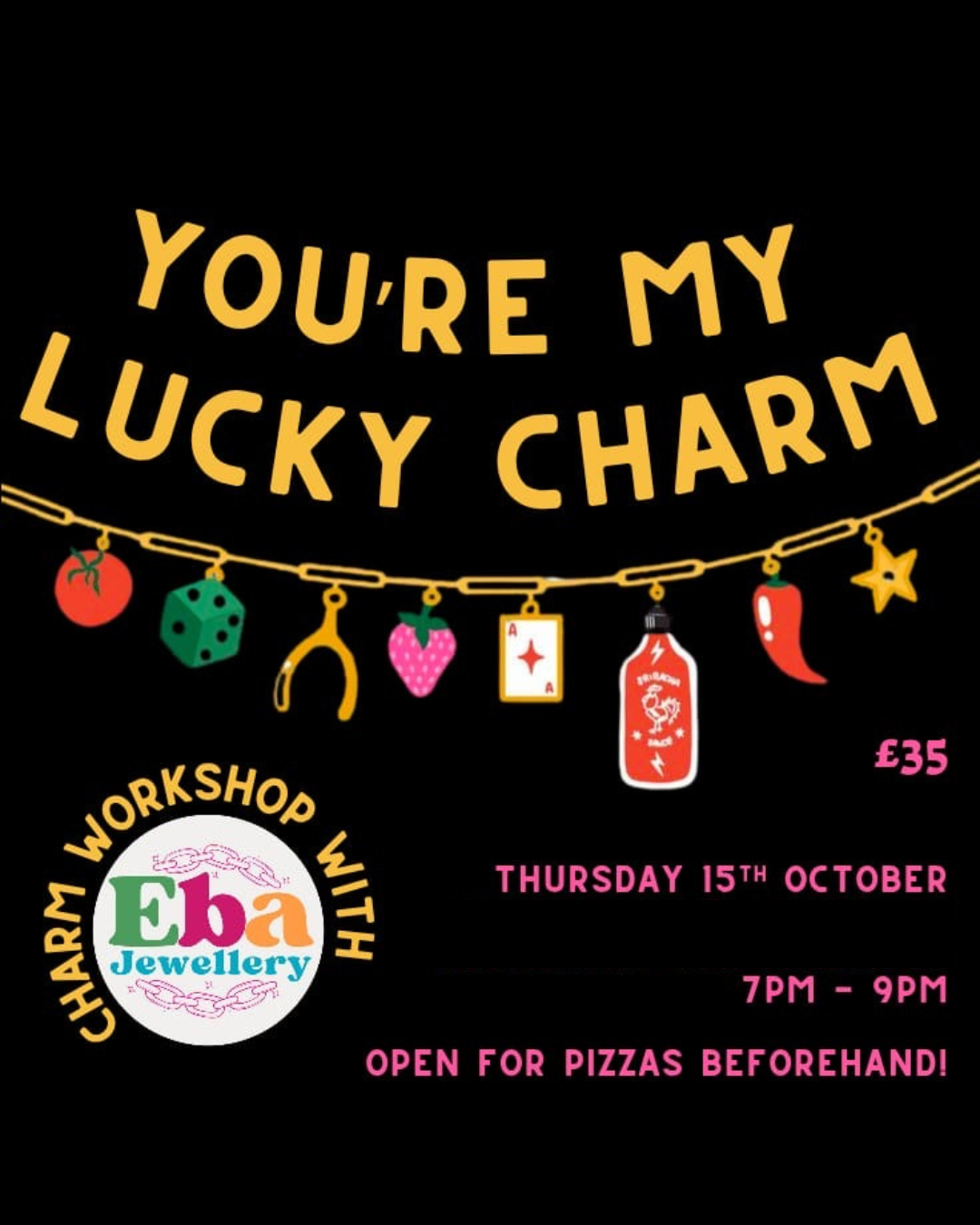 Jewellery Making Workshop @ The Leeds Deli, 15th October - 7pm