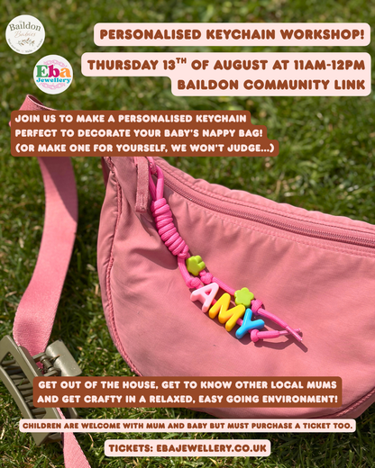 Personalised Keyring Workshop with Baildon Babies