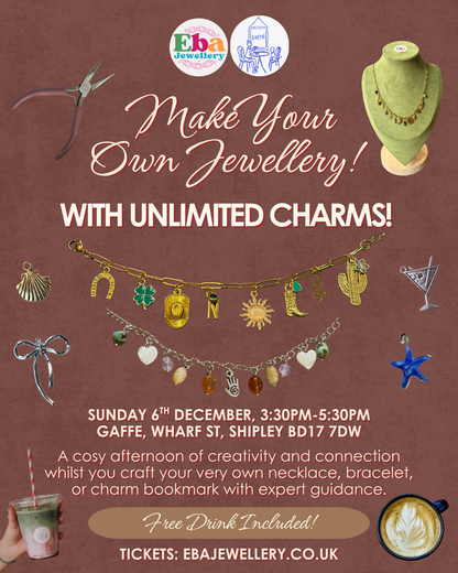 Jewellery Making Workshop @ Gaffe, Sunday 6th December 3:30PM