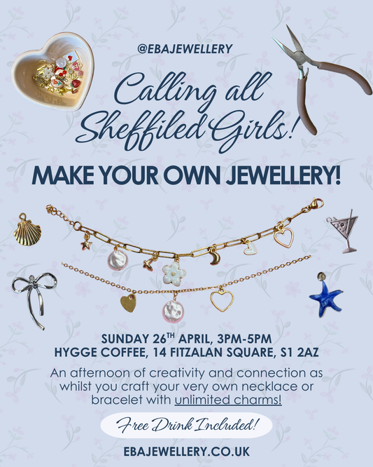 Eba Jewellery Workshop - Sunday 26th of April, Hygge Fitzalan Square, Sheffield