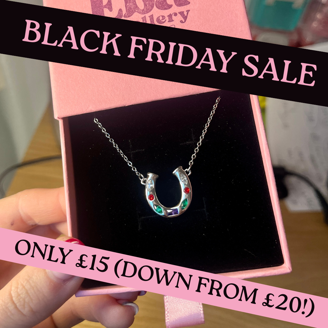 RAINBOW HORSESHOE NECKLACE