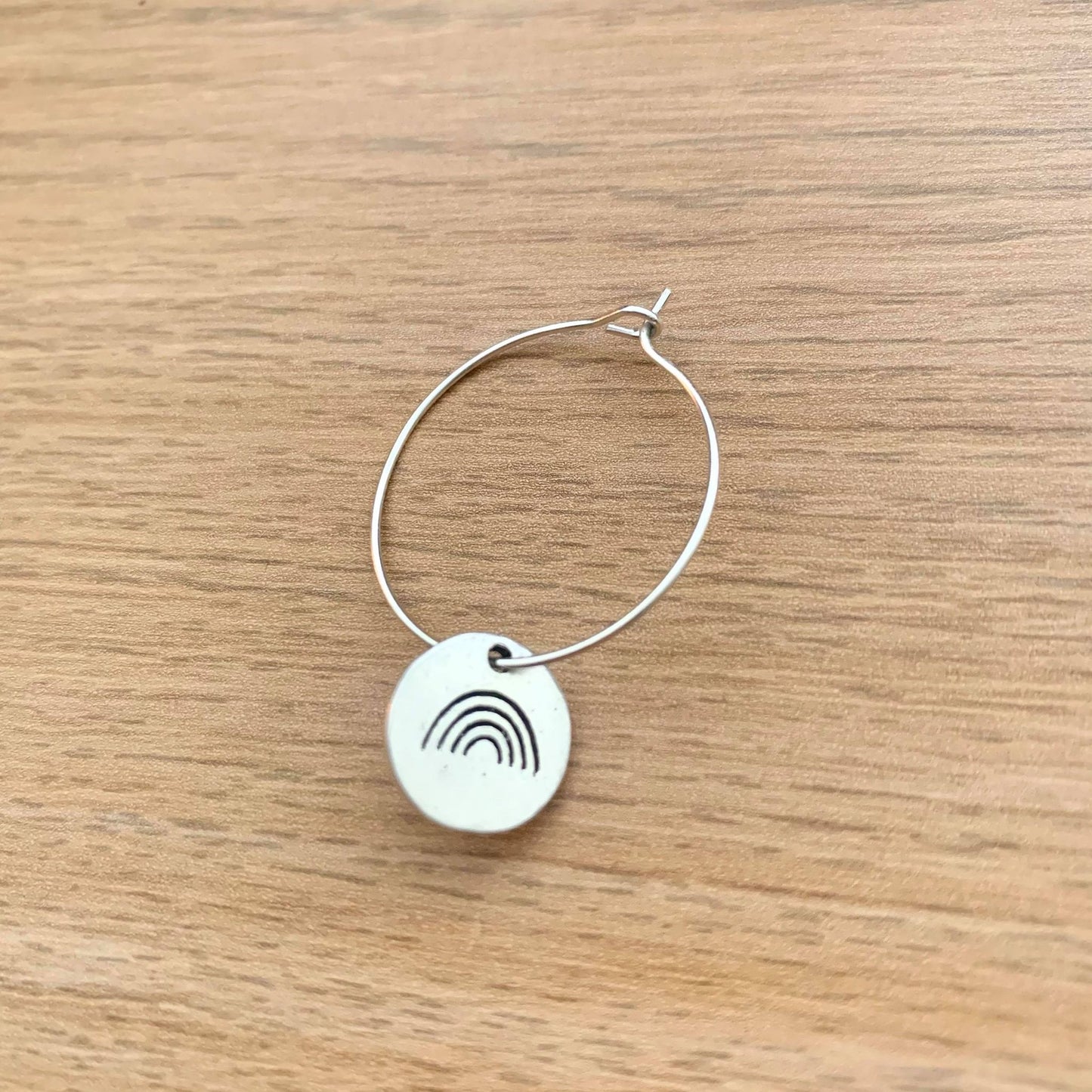 CIRCLE RAINBOW EARRINGS