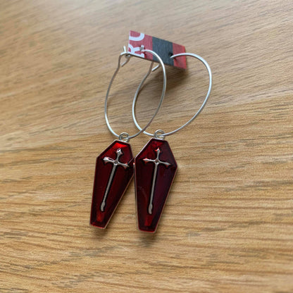 COFFIN EARRINGS