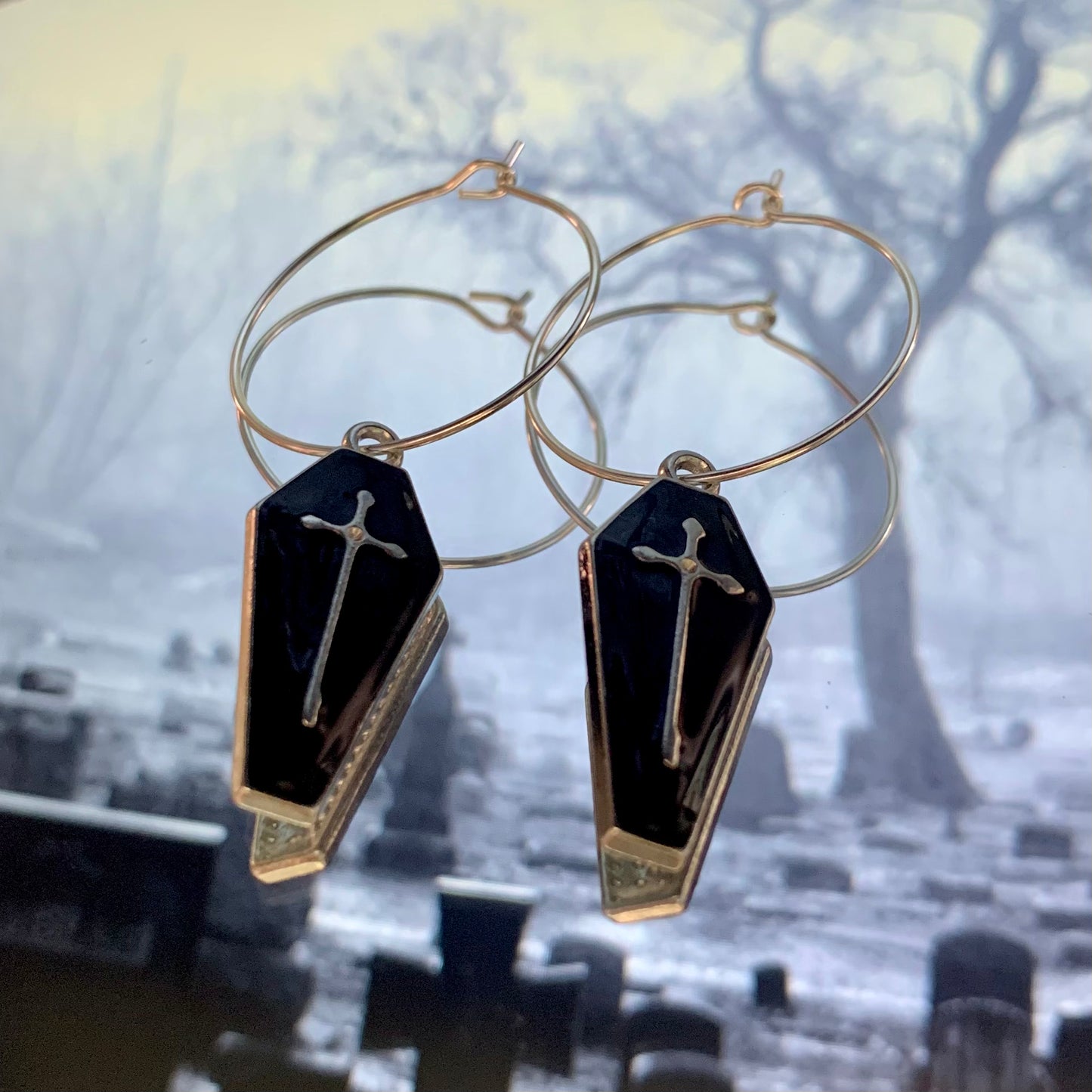 COFFIN EARRINGS