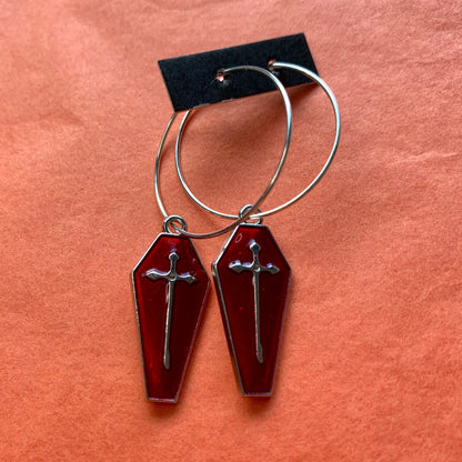 COFFIN EARRINGS