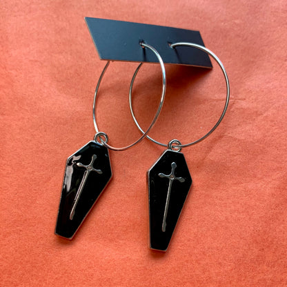 COFFIN EARRINGS